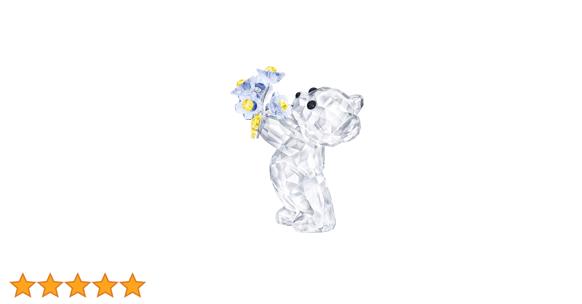 新品　スワロフスキー Krisベア Forget-me-not 勿忘草 SWAROVSKI スワロフスキー Kris Bear Forget-me-not・ Lucky